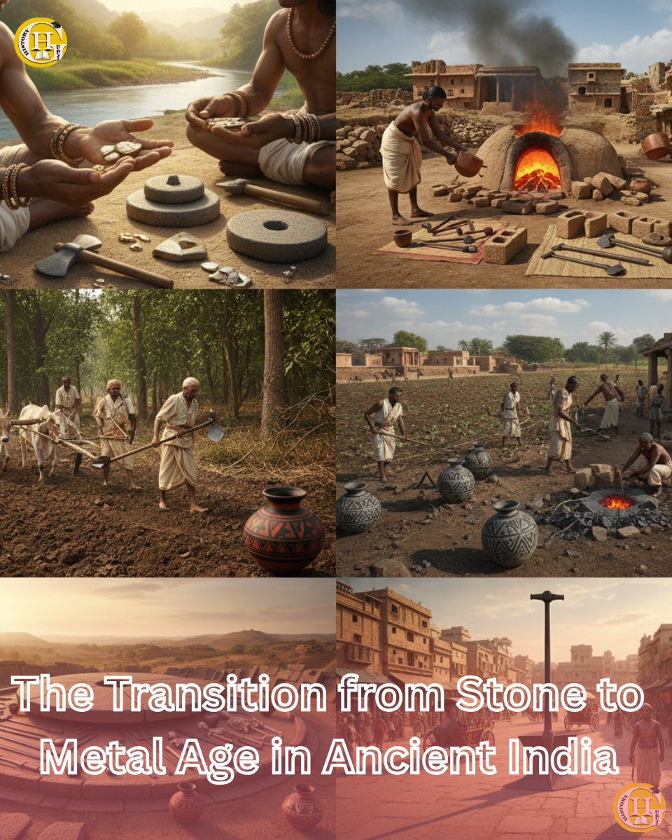 Transition from Stone to Metal Age in India