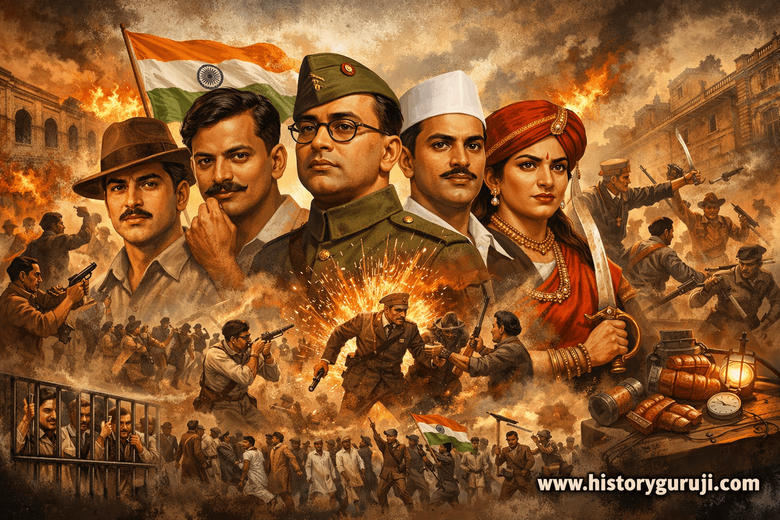 The Revolutionary Movement in India's Fight for Independence