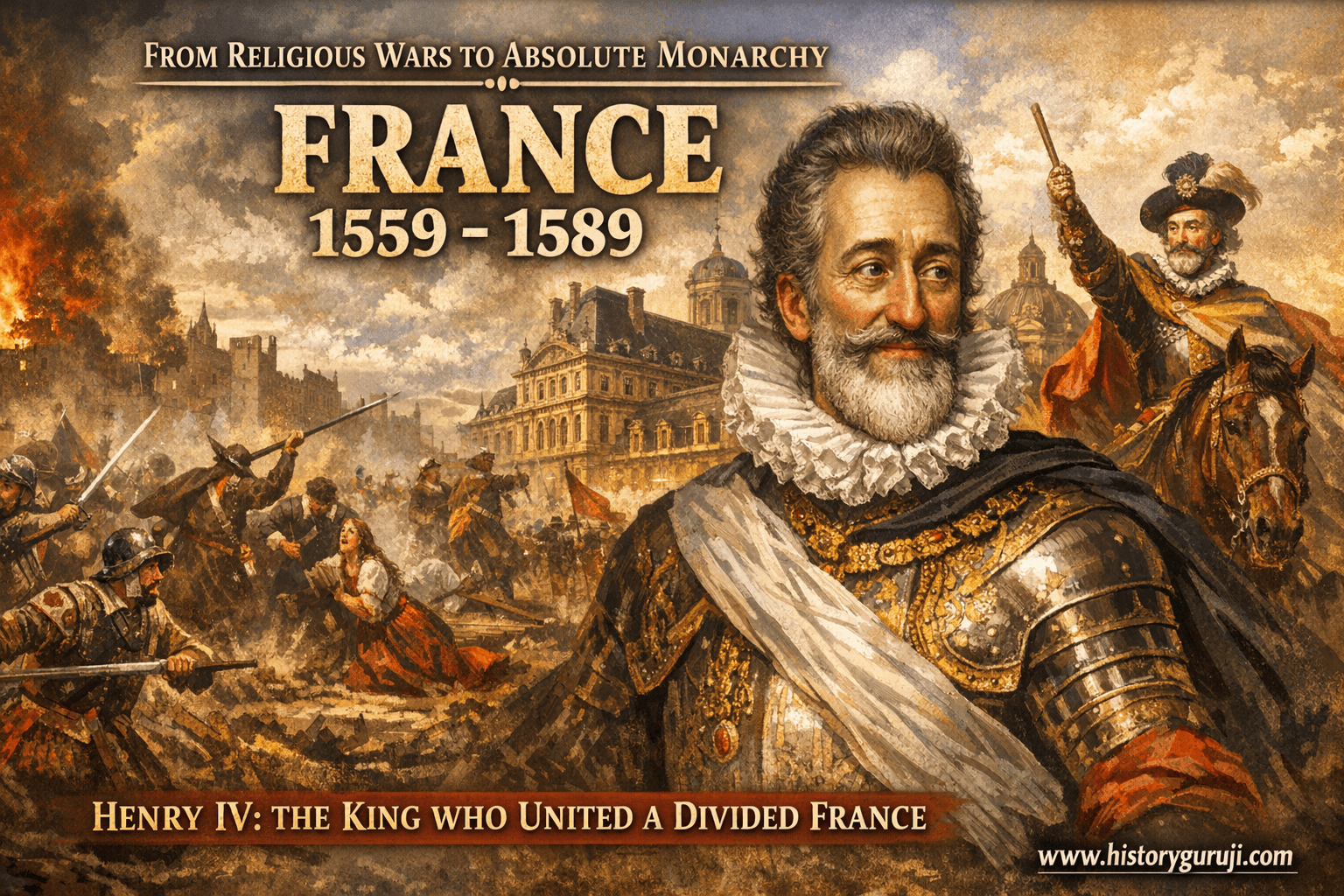French Absolutism History: From Religious Wars to Bourbon Dynasty (1559-1661)
