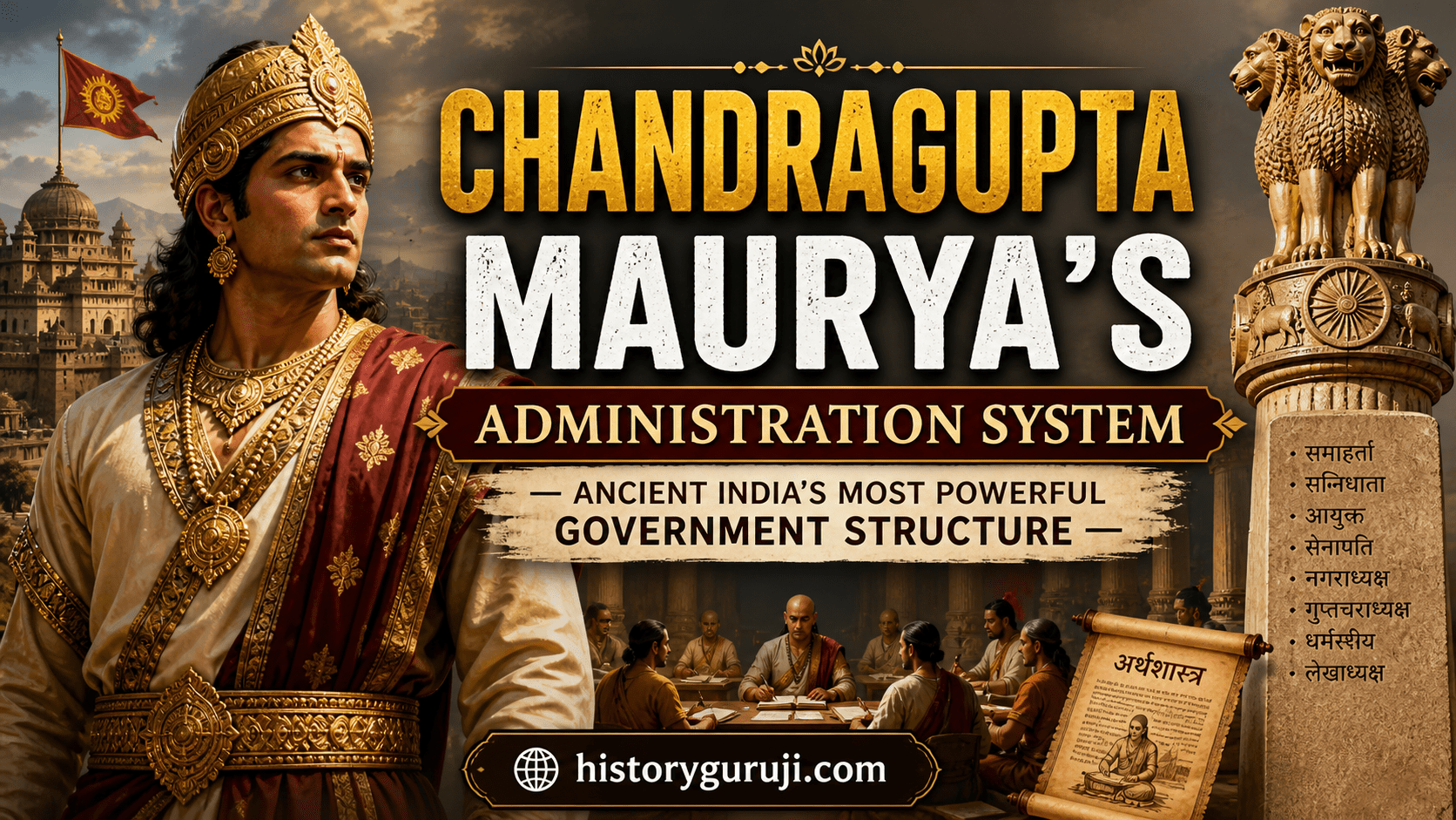 Chandragupta Maurya's Administration System — Ancient India's Most Powerful Government Structure