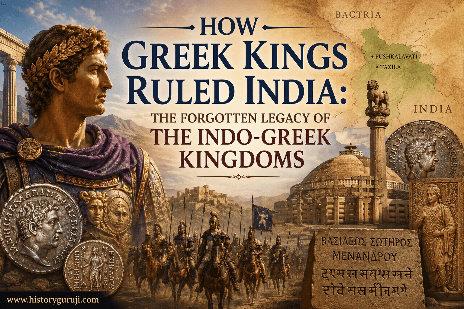 How Greek Kings Ruled India: The Forgotten Legacy of the Indo-Greek Kingdoms