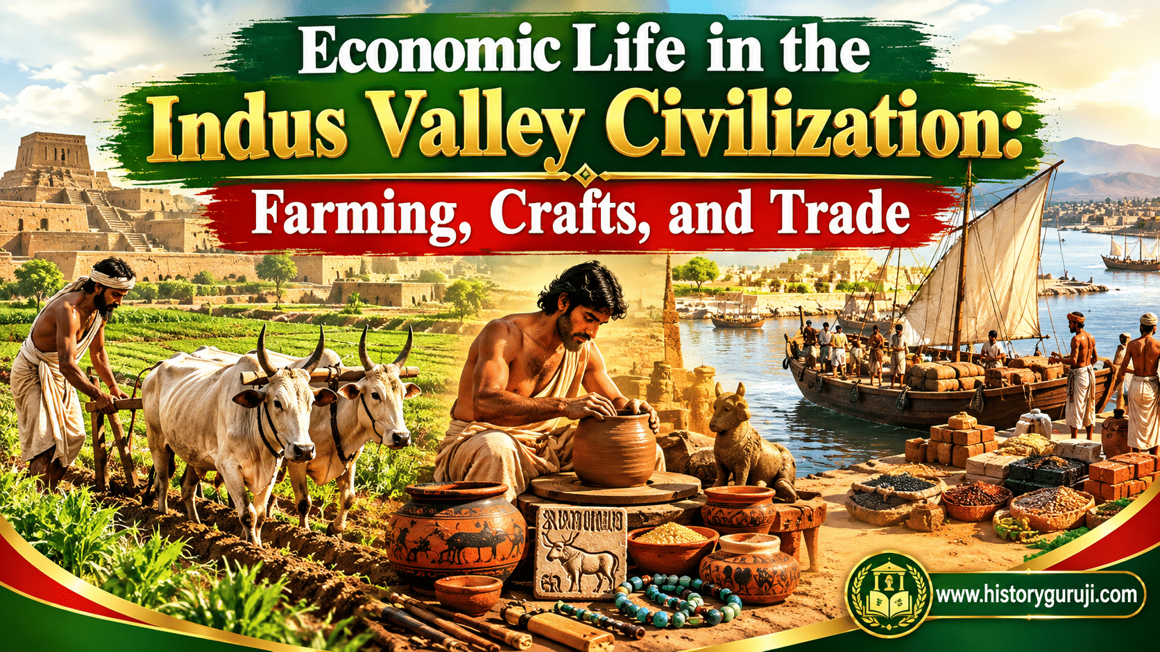 Economic Life in the Indus Valley Civilization: Farming, Crafts, and Trade